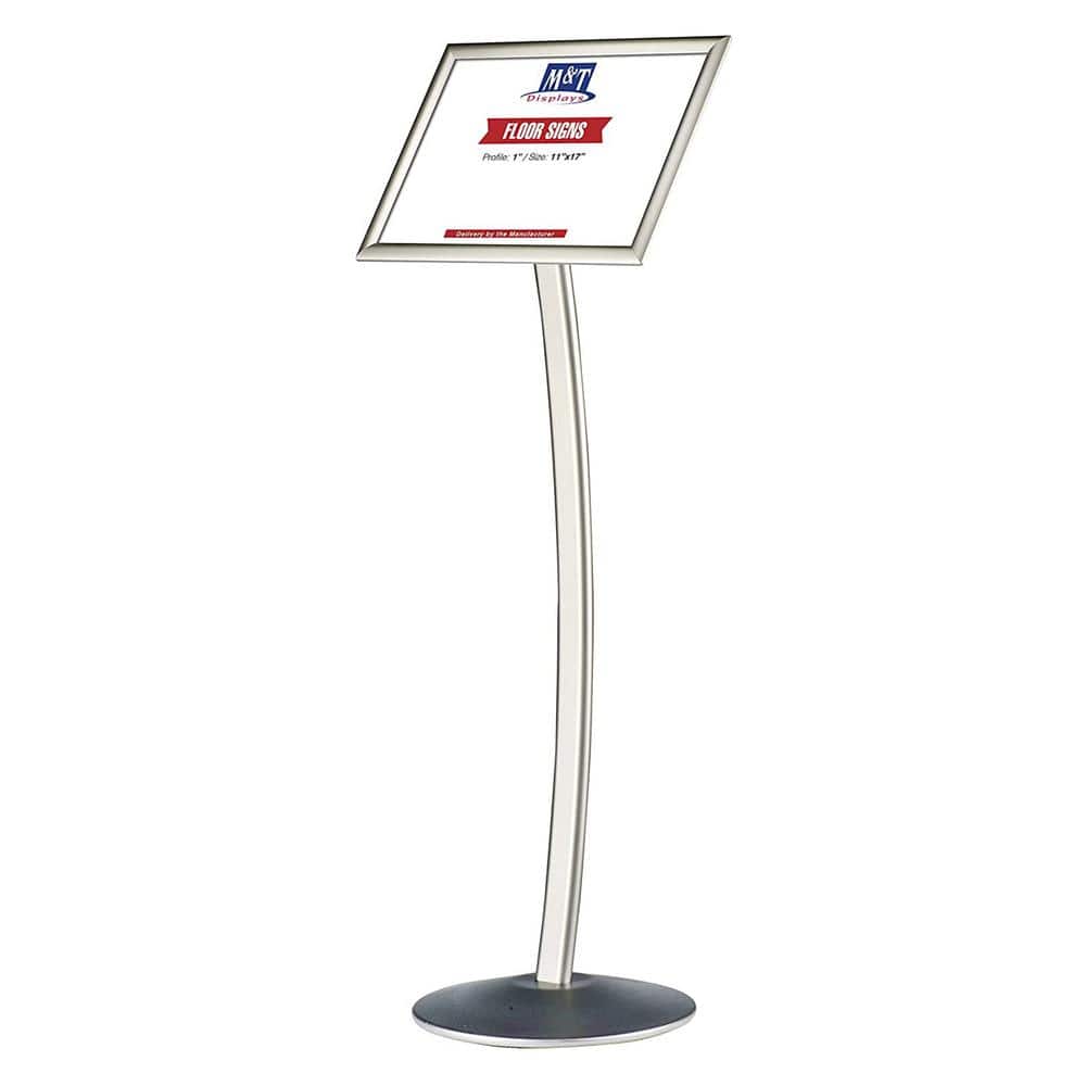 49.69 in. L x 14.09 in. W x 14.09 in. H Curve Standing Pedestal Arc Restaur