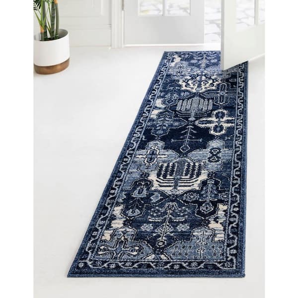 La Jolla Cathedral Blue 2' 0 x 6' 0 Runner Rug
