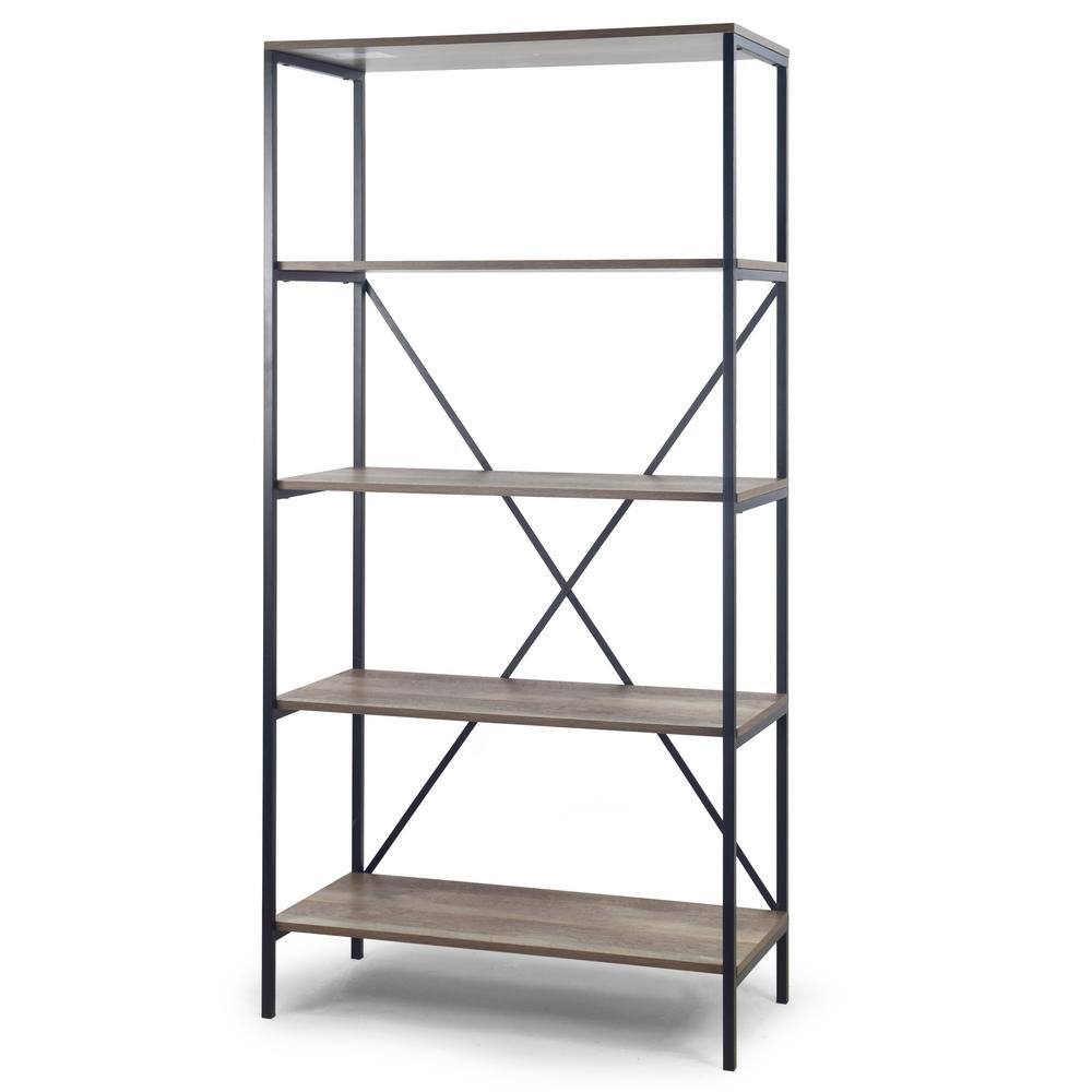 5 Shelf Modern Etagere Bookcase, Bookcases At Big Lots