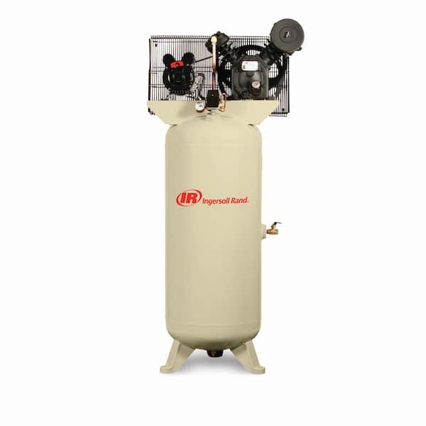 Ingersoll Rand Type 30 Reciprocating 60 Gal. 5 HP Electric 230-Volt Single Phase Air Compressor