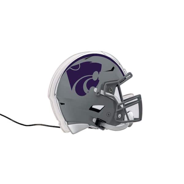 Evergreen Kansas State University Gray NCAA Helmet Desklite LED Decor