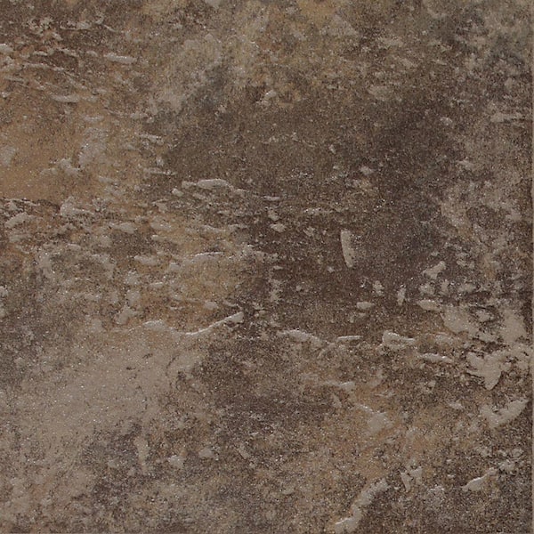 Daltile Continental Slate Moroccan Brown 4 in. x 4 in. Porcelain Sample Tile