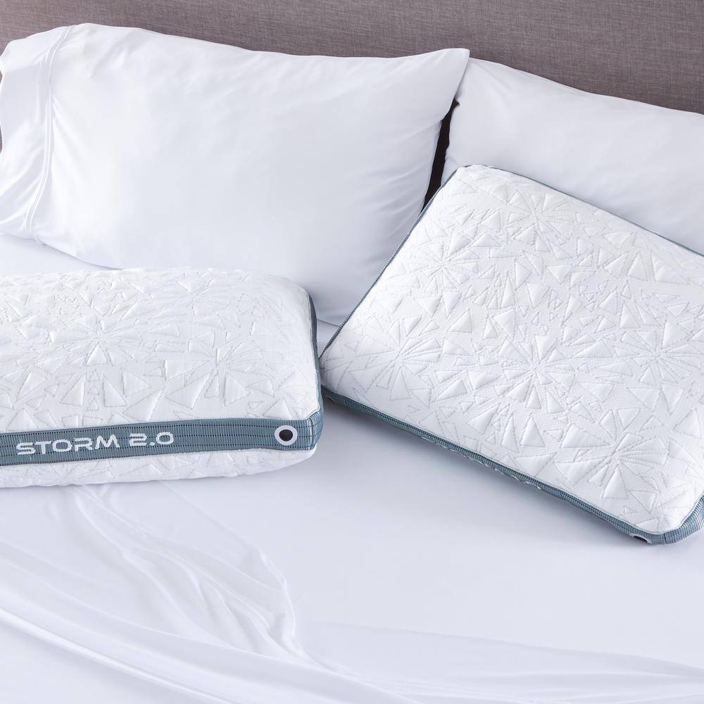 White Memory Foam Cooling Performance Pillow
