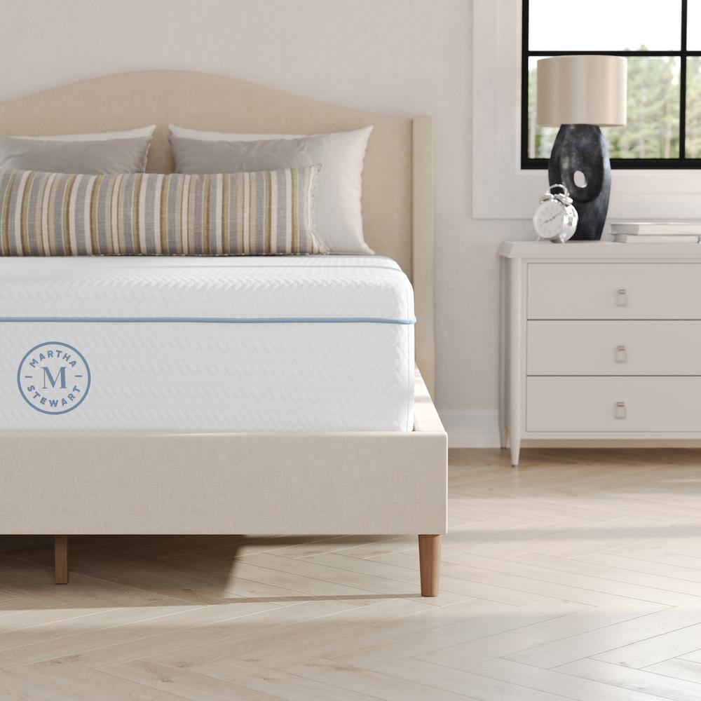 Full Size White Gel Memory Foam Adjustable Bed