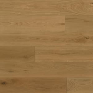 Newport French Oak Dune 0.12 in. T x 7.5 in. W Click-Lock Wire Brushed Engineered Hardwood Flooring (23.31 sq. ft./ctn)