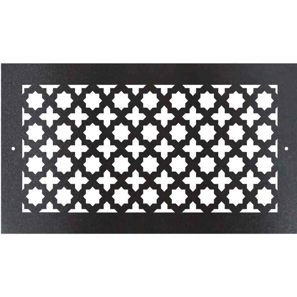 Metal Screw-In Floor Register. Duct Opening 4x12 (Overall 6x14) - French Pavillion Design price history on PriceWatchPro