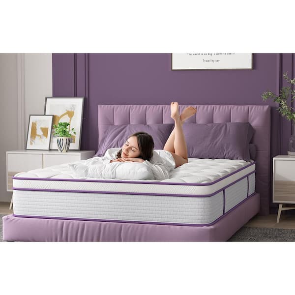 10 in. Medium Memory Foam 5-Zone Hybrid Innerspring European Top Twin Mattress