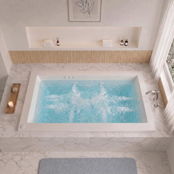Universal Tubs Sapphire 72 in. L x 36 in. W Rectangular Drop-In