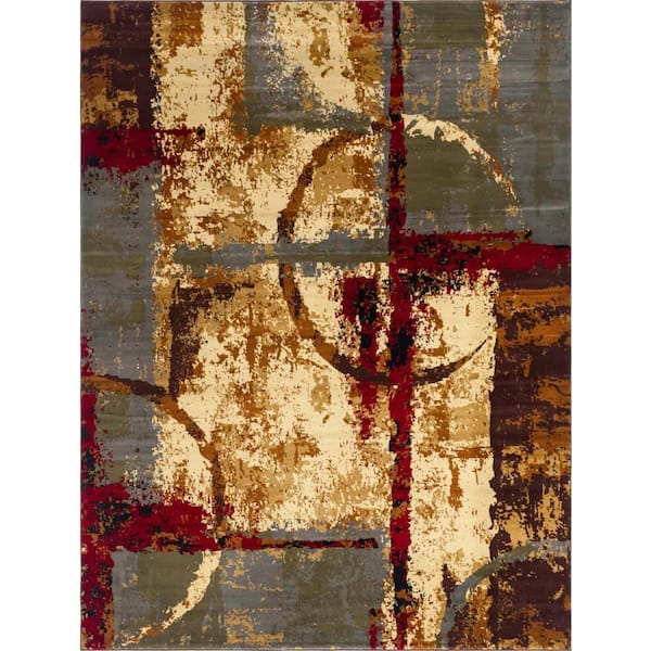 Unique Loom Barista Catuai Multi 10' 0 x 13' 1 Area Rug