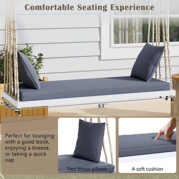 WAKE × Setinn Tour Porch 2P Set Petal Road Gray 4 Piece Outdoor Coversation Set From Ashley
