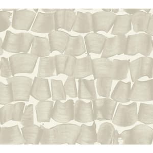Taupe Brushed Ink Matte Non-Pasted Non-Woven Paper Wallpaper