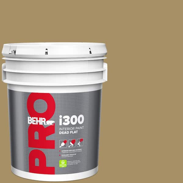 BEHR PRO 5 gal. #350F-6 Fossil Butte Dead Flat Interior Paint