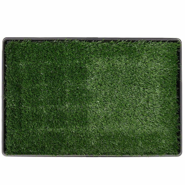ANGELES HOME 20 in. x 30 in. Puppy Potty Training Artificial Grass Mat
