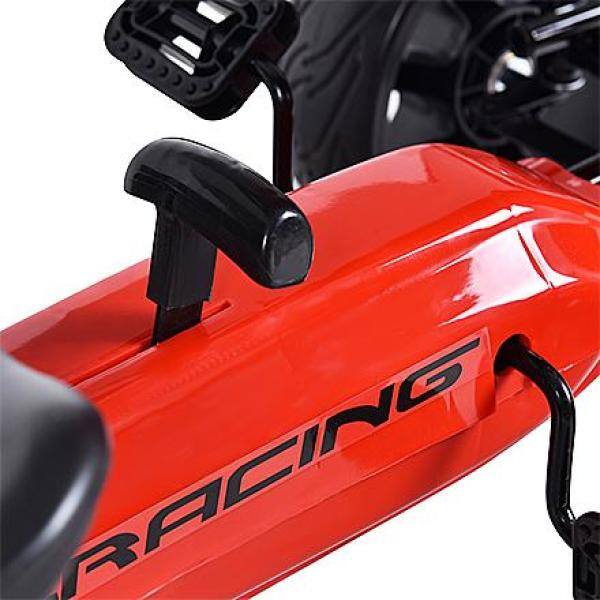 Red Adjustable Pedal Go Kart with EVA Wheels