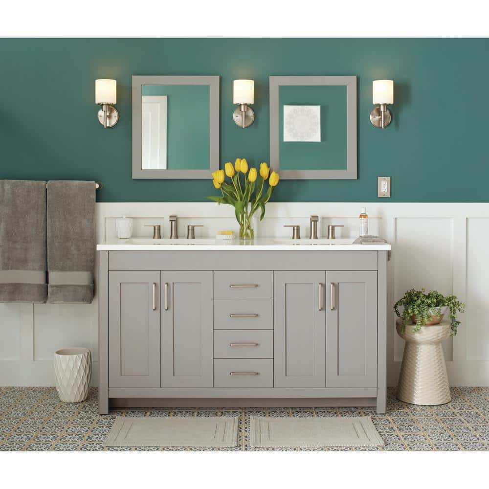 Moen Genta LX Brushed Nickel 24-Inch Wall Mounted Towel Bar