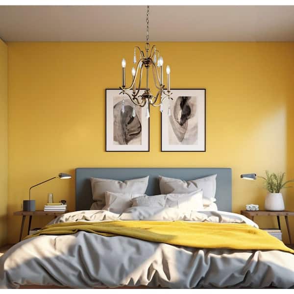 Laurel Estate 4-Light Brio Gold Mini Chandelier