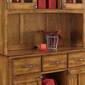 Cottage Oak Buffet with Hutch