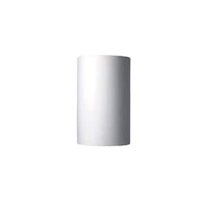 Ambiance 2-Light Large Cylinder Bisque Wall Sconce