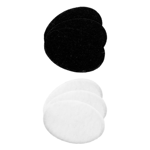 OVENTE 2-Liter Electric Deep Fryer FDM2201BR Charcoal and Oil Vapor Replacement Filter Set Pack of 3 White and Black ACPFDM2203