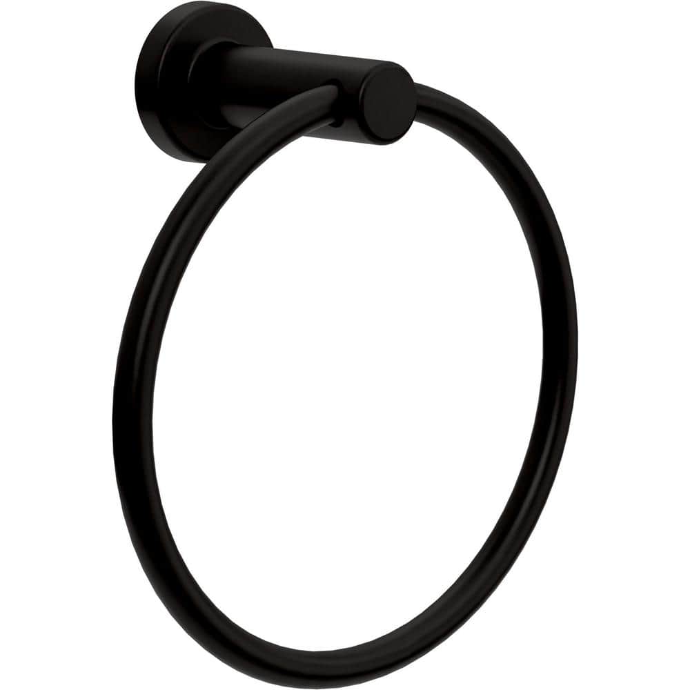 Wake Matte Black 5-Piece Metal Bathroom Hardware Set