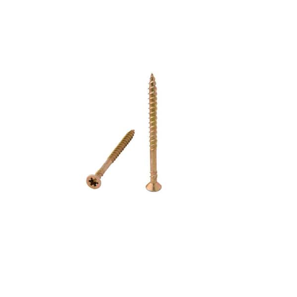 Senco #8 x 2 in. Screw Rex drive Yellow Zinc Flat Head Point T17