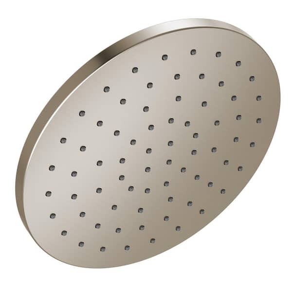Bonacci 1-Spray Patterns with 2.5 GPM 10 in. Wall Mount Fixed Shower Head in Lumicoat Stainless