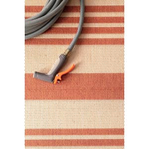 Robin Terracotta Doormat 3 ft. x 5 ft. Indoor/Outdoor Patio Area Rug