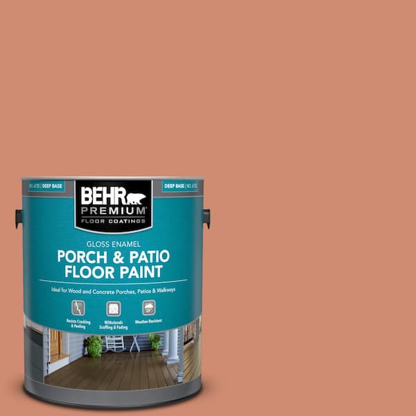 BEHR PREMIUM 1 gal. #M190-5 Fireplace Glow Gloss Enamel Interior/Exterior Porch and Patio Floor Paint