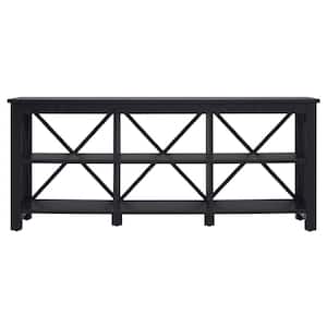 Sawyer 58 in. TV Stand in Black Finish