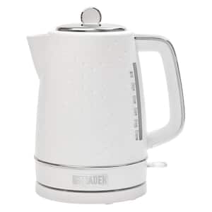 Starbeck 7 Cups White Cordless Electric Kettle with with Auto Shut-Off and Boil-Dry Protection