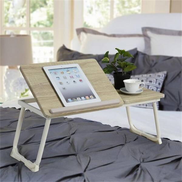 Portable Folding Laptop Stand Holder Study Table Lapdesk Wooden Foldable  Computer Desk for TV Bed Sofa