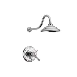 Cassidy TempAssure 17T 1-Handle Shower Faucet Trim Kit in Chrome with H2Okinetic (Valve Not Included)