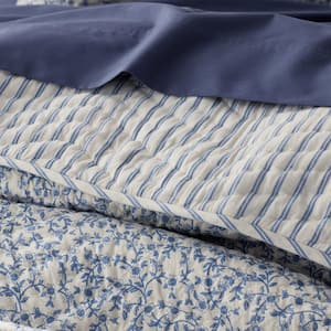 Jenny Floral Stripe Cotton Quilt
