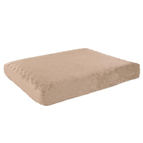 Orthopedic Dog Bed - 2-Layer Memory Foam Crate Mat with Machine