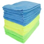 Microfiber Cleaning Cloths, Multi-Colored (48-Pack)