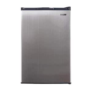 20.47 in. 3 cu. ft. 110V Manual Defrost Mini Upright Freezer in Stainless