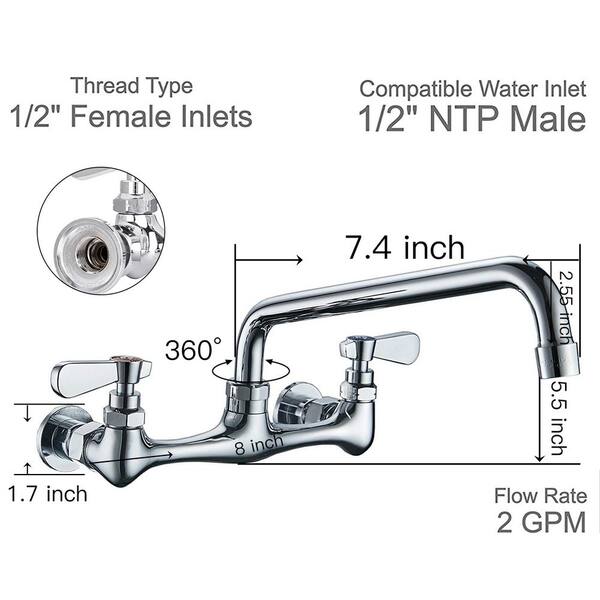 faucets Essential 3/4 NPT Natural spigots Set of 10 
