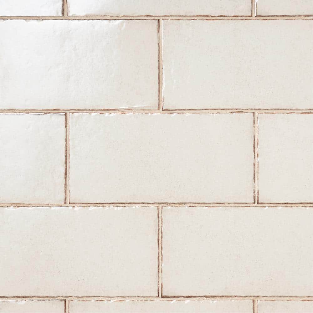 Winston 6" x 12" Beige Polished Porcelain Subway Tile
