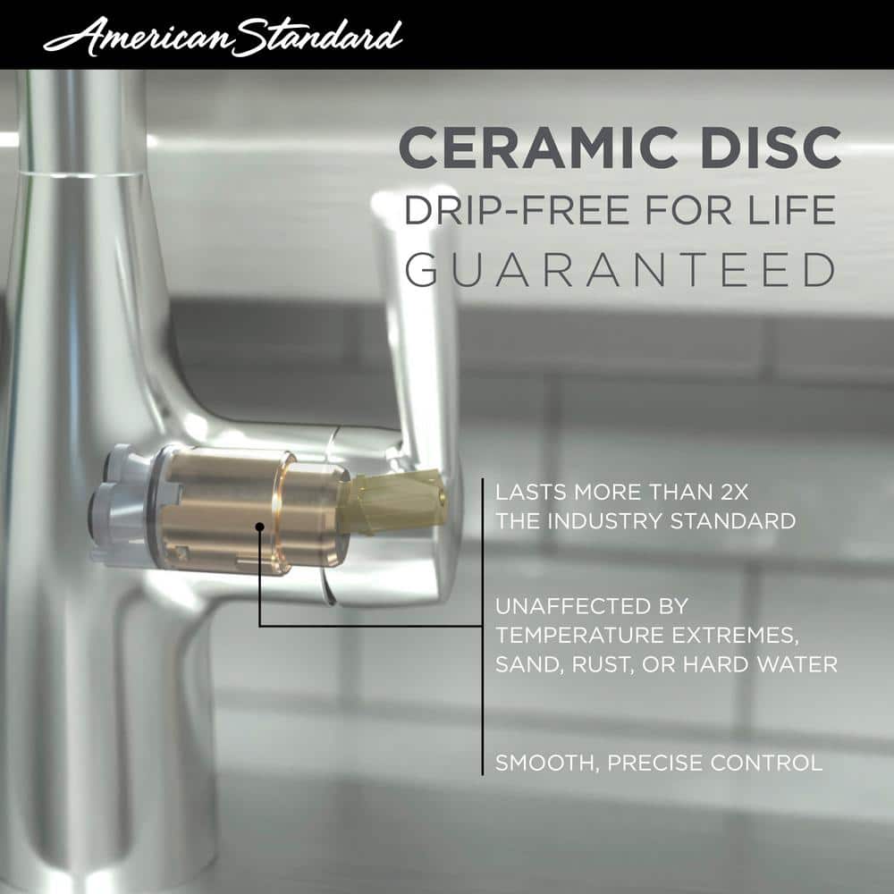 Polished Chrome Dual Handle Utility Faucet