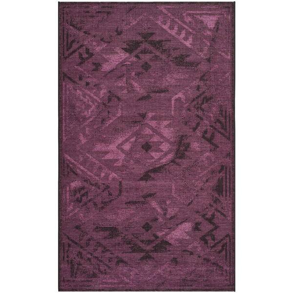 SAFAVIEH Palazzo Black/Purple 5 ft. x 8 ft. Area Rug