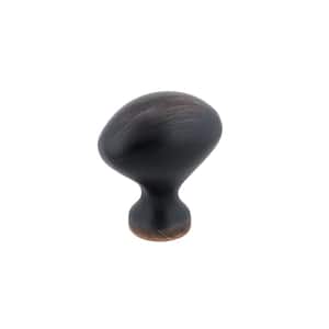 Olinville Collection 1-3/16 in. (30 mm) x 13/16 in. (20 mm) Brushed Oil-Rubbed Bronze Traditional Cabinet Knob