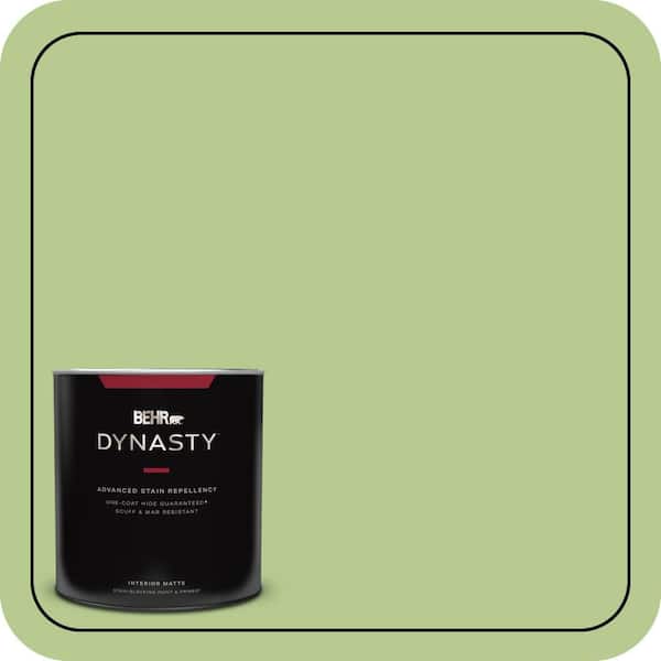 1 qt. #420D-4 Marsh Fern Matte Interior Stain-Blocking Paint and Primer