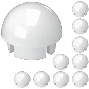 1-1/4 in. Furniture Grade PVC Internal Ball Cap in White (10-Pack)