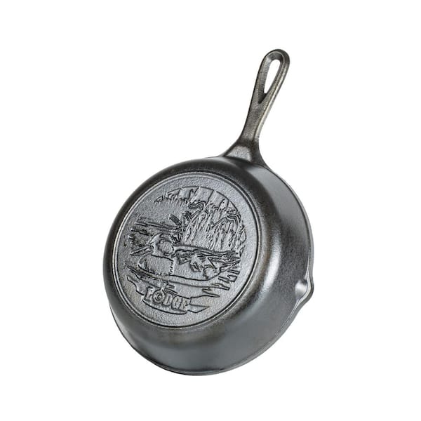 Wildlife Series 8 in. Cast Iron Duck Skillet