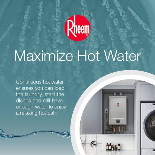 Ikonic Rheem Recirculating Tankless Water Heater Rinnai Tankless