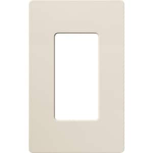 Claro 1 Gang Wall Plate for Decorator/Rocker Switches, Satin, Pumice (SC-1-PM) (1-Pack)