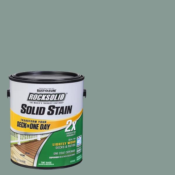 Rust-Oleum RockSolid 1 gal. Moss Exterior 2X Solid Stain