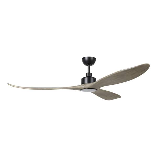 Westerly 72 in. Outdoor Black Ceiling Fan