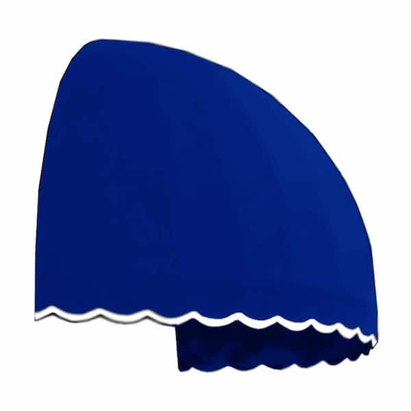 5.38 ft. Wide Bostonian Window/Entry Fixed Awning (39.25 in. H x 32.25 in. D) Bright Blue