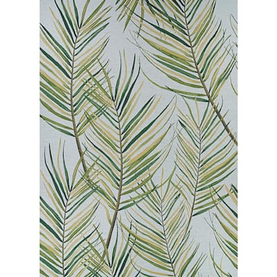 Couristan Dolce Bamboo Forest Frost 2 Ft X 4 Indoor Outdoor Area Rug 75080020023311t The Home Depot 4 Ft Indoor Outdoor Area Rug, Can Bamboo Rugs Be Used Outdoors